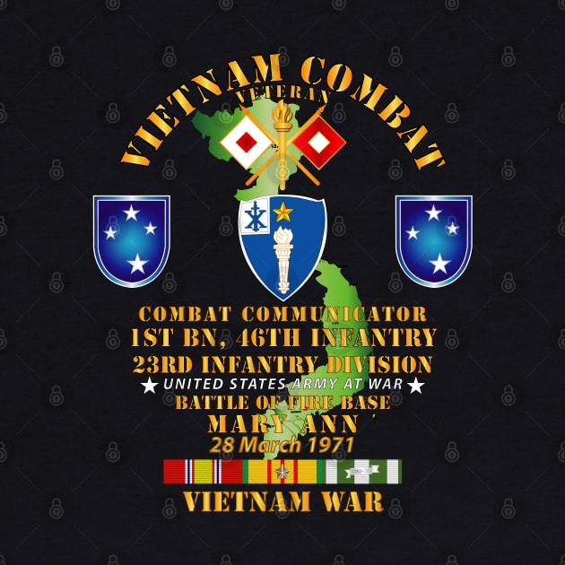 Battle for FSB Mary Ann - Combat Commo - 1st Bn 46th Infantry w VN SVC by twix123844